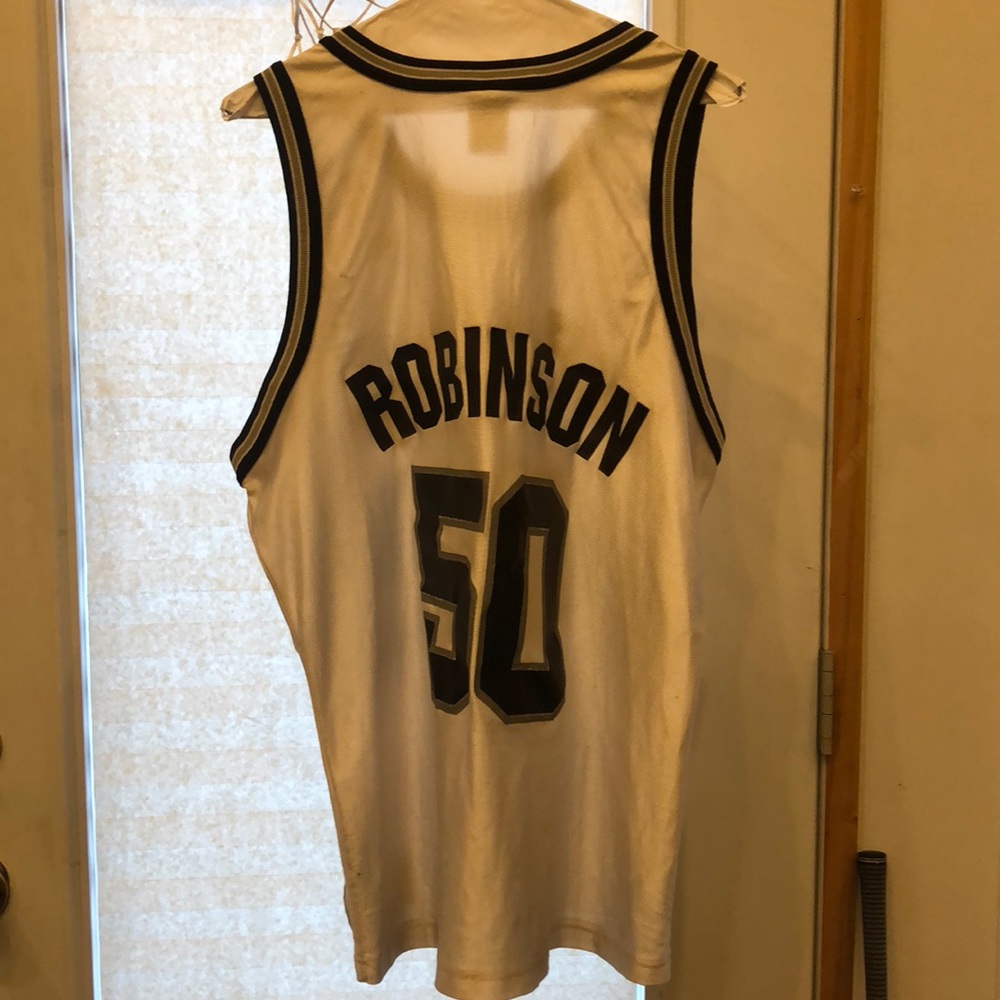 Vintage Champion David Robinson Spurs Jersey - Picture 2 of 5